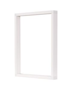 CANDO CADRE D'ENCASTREMENT POUR PORTE MOUTIQUAIRE PLISÉE 260X260CM BLANC