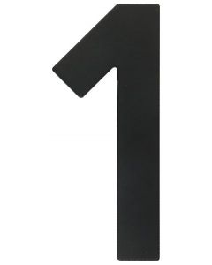 HUISNUMMERS PLAT 1 ZWART
