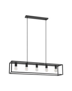 EGLO BLACKCROWN HANGLAMP ZWART 200MM 5X40W E27