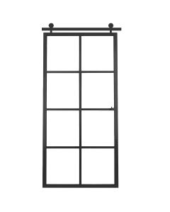 SOLID FERRO ELEGANCE SCHUIFDEUR 8GLASVERDELING 93X211.5CM