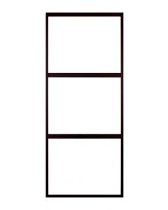 SOLID FERRO COSMOS SCHUIFDEUR 3-GLASVERDELING 93X211.5CM