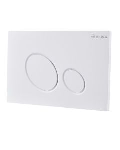 WIESBADEN X10 PLAQUE DE COMMANDE BLANC BRILLANT