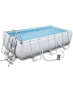 BESTWAY PISCINE POWER STEEL RECTANGULAIRE FRAME 4.04MX2.01M X1M