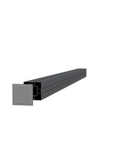 ALUMINIUM PAAL 8,4X8,4X205CM ANTRACIET
