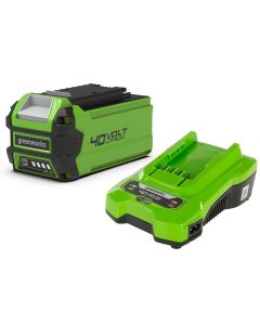 GREENWORKS 40V STARTER KIT 2 AH BATTERIE + CHARGEUR