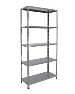 AR SHELVING CLASSIC OPBERGREK METAAL GRIJS 180X90X40CM 5NIVEAUS 80KG