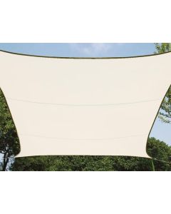 PEREL VOILE SOLAIRE RECTANGULAIRE 4X3M CRÈME