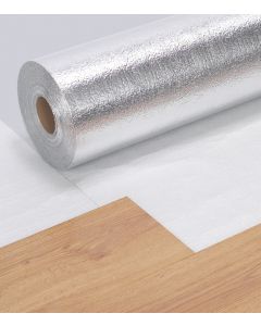 THYS ONDERVLOER PARKETFOAM 2MM ZILVER MET FLAP 15M²/ROL