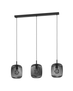 EGLO HANGLAMP ROMAZZINA E27 ZWART max 3X40W