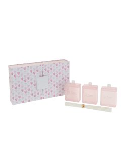 J-LINE BOITE CADEAU HUILE DE PARFUM JE T'AIME ROSE