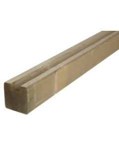 FOREST STYLE POTEAU EN BOIS U 70X70X2200MM