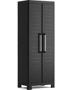 KETER DETROIT ARMOIRE DE RANGEMENT HAUTE 45X65X182CM NOIR