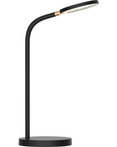 NONI LED LAMPE DE BUREAU 5.5W 3-STEP DIM+QI CHARGEUR NOIR