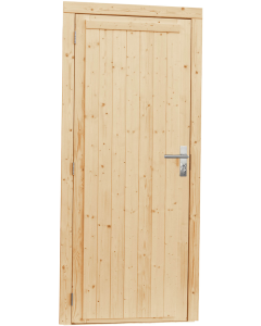 VUREN ENKELE DICHTE DEUR LINKSDR 90X201CM INCL KOZIJN