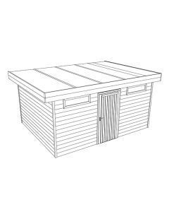 CARTRI TUINHUIS MODERN 330X420CM