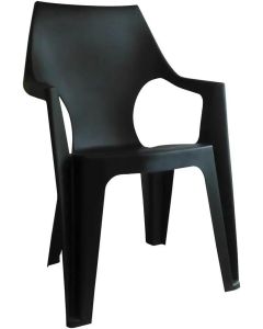 KETER DANTE CHAIR HIGH BACK GRAPHITE 57X57X89