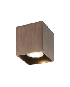 BABAR PLAFONDLICHT BRONS VIERKANT 1XGU10 MAX 50W