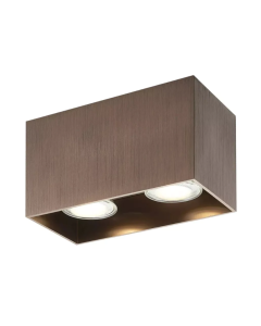 FANTASIA BABAR PLAFONDLICHT BRONS VIERKANT 2XGU10 MAX 50W