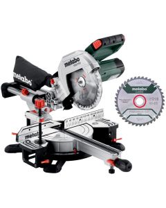 METABO AFKORTZAAG KGS216M + EXTRA ZAAGBLAD