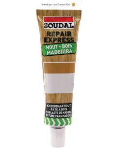 SOUDAL REPAIR EXPRESS KNEEDBAAR HOUT GRENEN 50ML