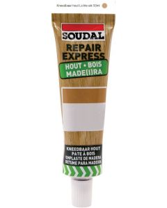 SOUDAL REPAIR EXPRESS KNEEDBAAR HOUT LICHTE EIK 50ML