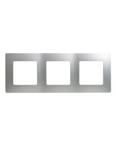 LEGRAND PLAQUE 3V VER/HOR NILOE ALU