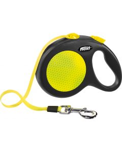 FLAMINGO FLEXI NEW NEON LEIBAND L ZWART/NEON 5M