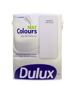 DULUX COLOURS MUUR EN PLAFOND MAT - MAANLICHT 5L