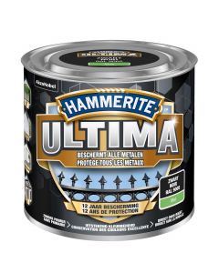 HAMMERITE ULTIMA MAT ZWART 9005 250ML