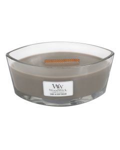 WOODWICK GEURKAARS SAND & DRIFTWOOD ELLIPSE CANDLE