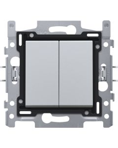 NIKO DUBBELE DRUKKNOP INTENSE STERLING E886087