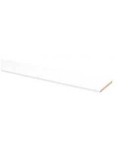 CANDO VENSTERBANK MDF 16MM LAKDRAAGFOLIE WIT 1-ZIJDIG 20X260CM