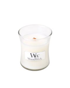 WOODWICK GEURKAARS WHITE TEA & JASMINE MINI CANDLE