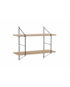 BELFAST SUPPORT MURAL BOIS NATURE L76 L25.5 H63CM