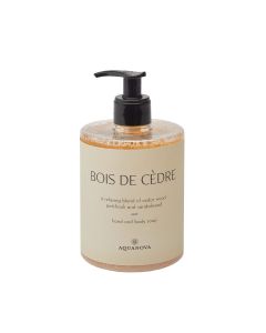 AQUANOVA PARIS SAVON LIQUIDE MAINS ET CORPS BOIS DE CEDRE 500ML