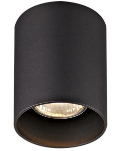 FANTASIA BABAR PLAFONDLAMP ZWART ROND GU10