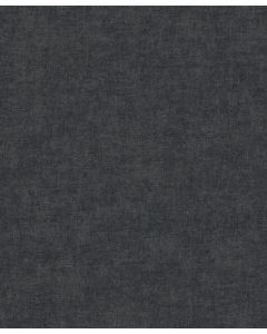 DUTCH WALLCOVERINGS POLAIRE DE VERRE TEXTURED TOUCH UNI BLACK/SILVER