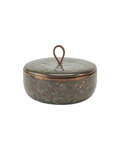 AQUANOVA UGO BOL AVEC COUVERCLE VINTAGE BRONZE