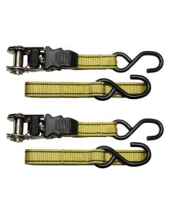 CARPOINT JEU DE SANGLES D'ARRIMAGE LUXE CARPOINT AVEC TENDEUR À CLIQUET 2 X 5 M