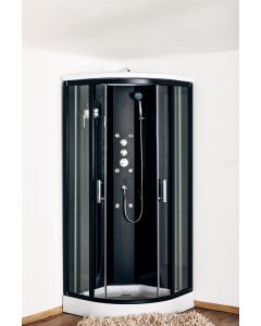 DOUCHECABINE DEAN XL THERMO 90X90X226CM ZWART