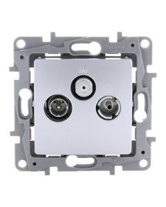 LEGRAND STOPCONTACT TV/FM/SAT NILOE ALU