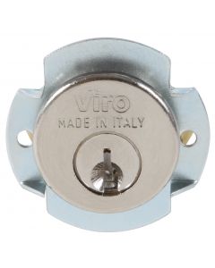 PARDAEN CILINDERSLUITING KAST MESS. VERNIK 17.5 MM