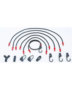 ABUS BUNGEE SET 6 ELASTIEKEN EN 9 ACCESSOIRES