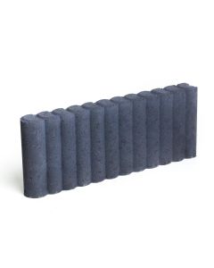 BORDURE EN BETON 50X20X6 ROND NOIR