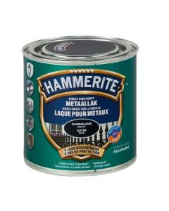 HAMMERITE SATIJNGLANSLAK ZWART 250ML