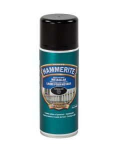HAMMERITE SATIJNGLANSLAK ZWART 400ML