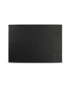 BONBISTRO SET DE TABLE 43X30CM ASPECT CUIR NOIR LAYER