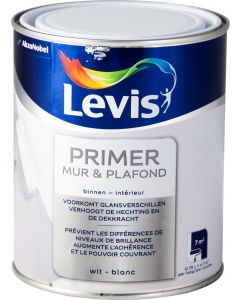 LEVIS PRIMER MUUR EN PLAFOND WIT 750ML