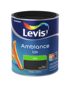 LEVIS AMBIANCE LAK MAT ZWART 750ML