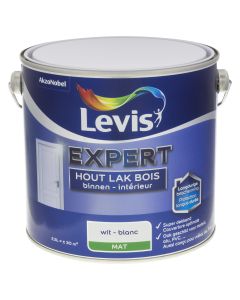 LEVIS EXPERT HOUTLAK BINNEN MAT 2,5L WIT